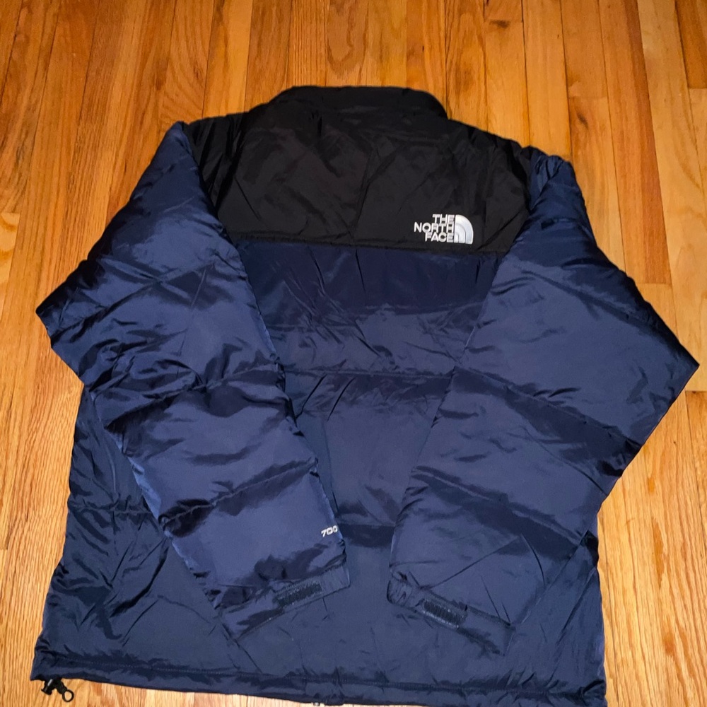 The North Face 1996 Retro 700 Nuptse Jacket 'Summit Navy/TNF Black' Puffer Coat - Picture 6 of 11